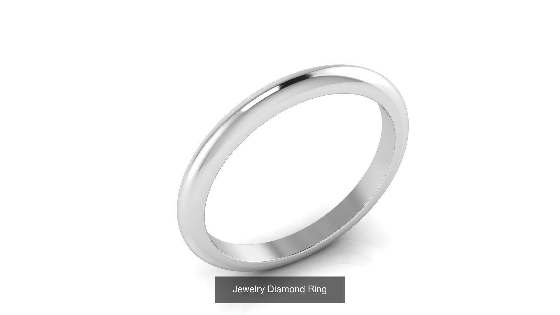 Collection of 77 Diamond Jewelry Rings 3D Print Models _48