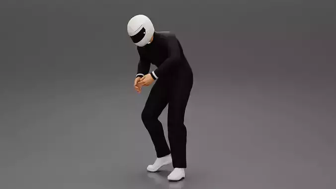 Driver walking and carrying pose