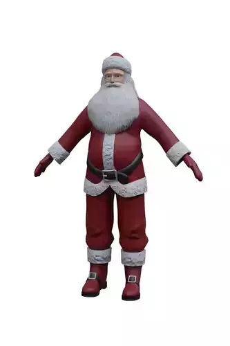 Stylized Santa Claus