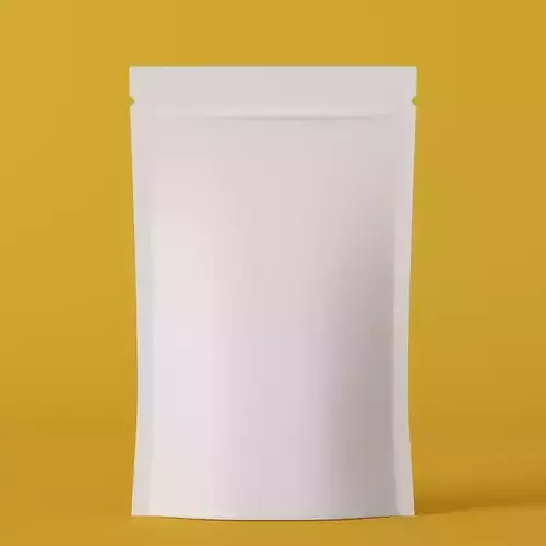 Standing plastic zip lock food bag