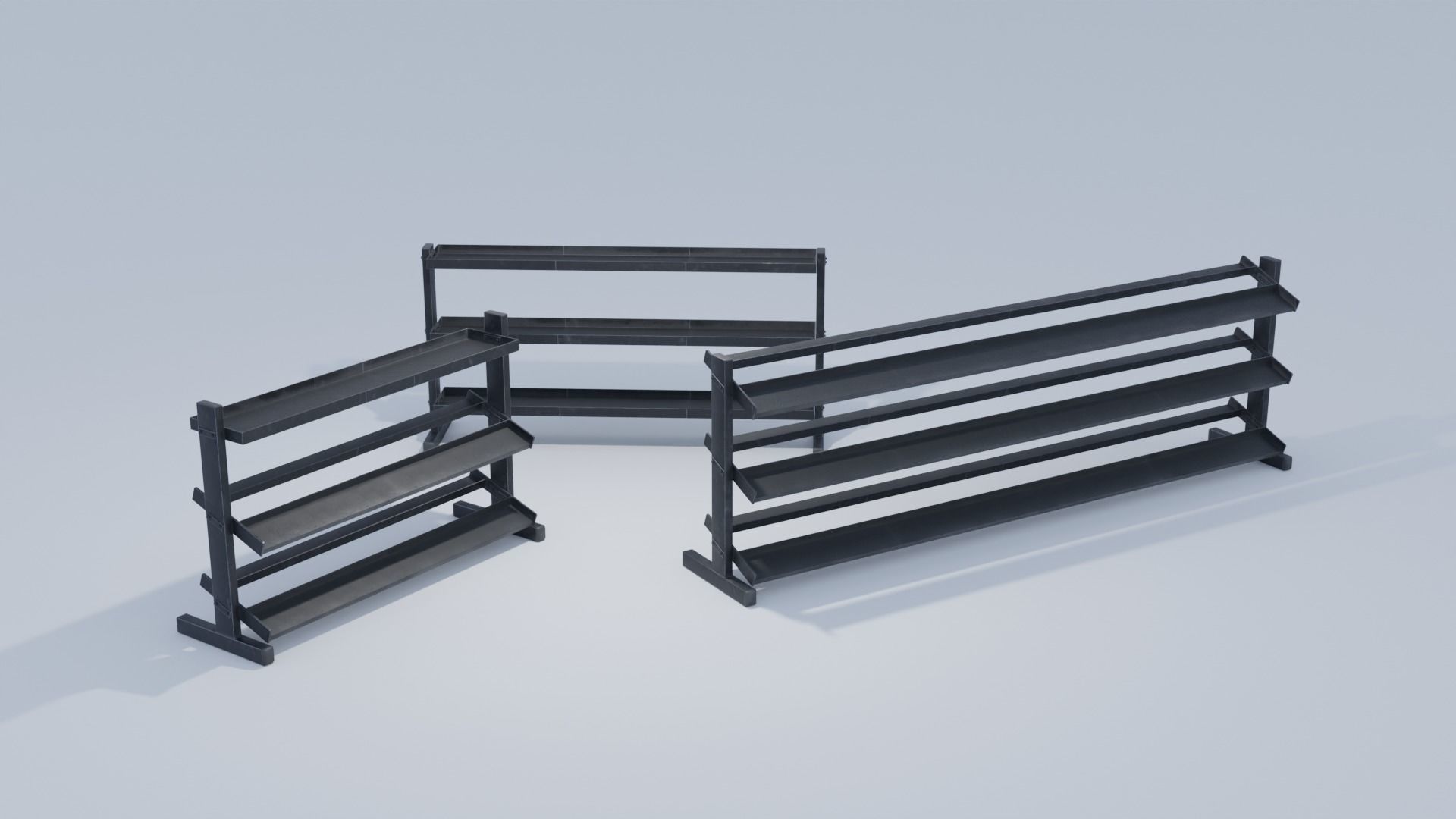 3D model Weight Racks 4K and 2K Textures VR / AR / low-poly | CGTrader