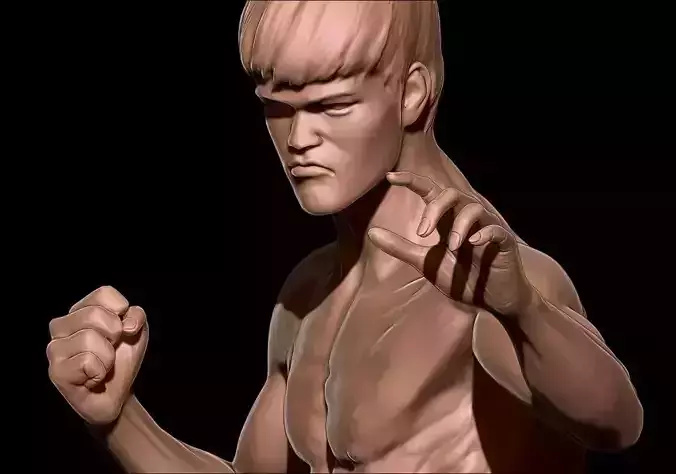 Bruce Lee 3D print 3D print model