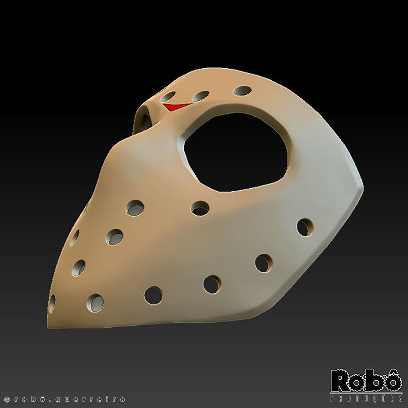 AJAX OPERATOR CONVICT MASK - CALL OF DUTY - MOBILE - WARZONE 3D print model_7