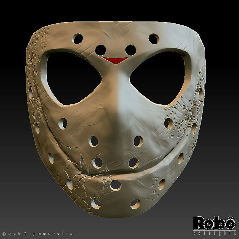 AJAX OPERATOR CONVICT MASK - CALL OF DUTY - MOBILE - WARZONE 3D print model_13