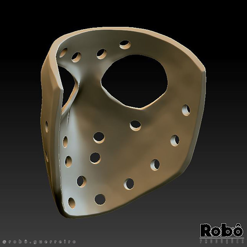 AJAX OPERATOR CONVICT MASK - CALL OF DUTY - MOBILE - WARZONE 3D print model_8