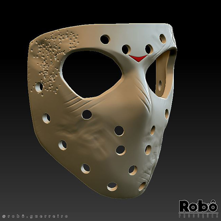 AJAX OPERATOR CONVICT MASK - CALL OF DUTY - MOBILE - WARZONE 3D print model_11