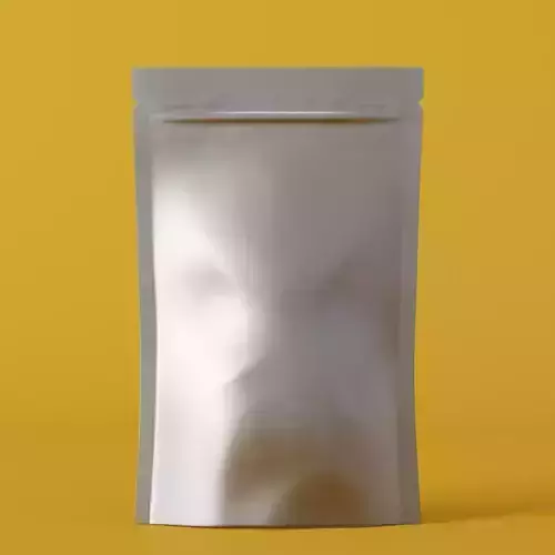 Standing aluminum zip lock food bag