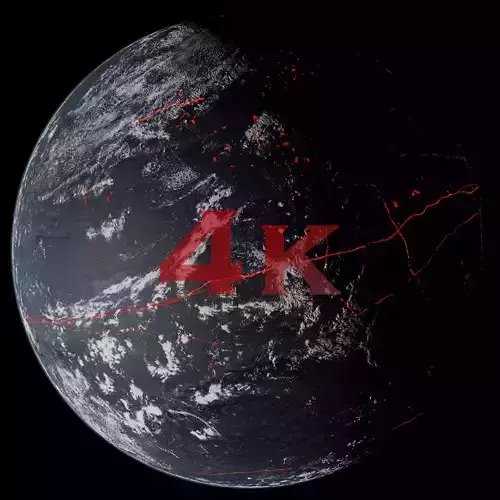 Volcanic Planet 06 - 4k Free 3D model
