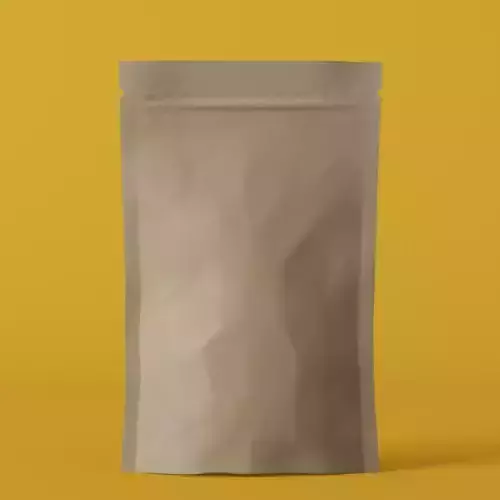 Standing paper zip lock food bag