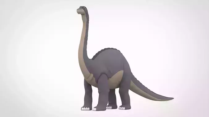 Grandma Longneck 3D model