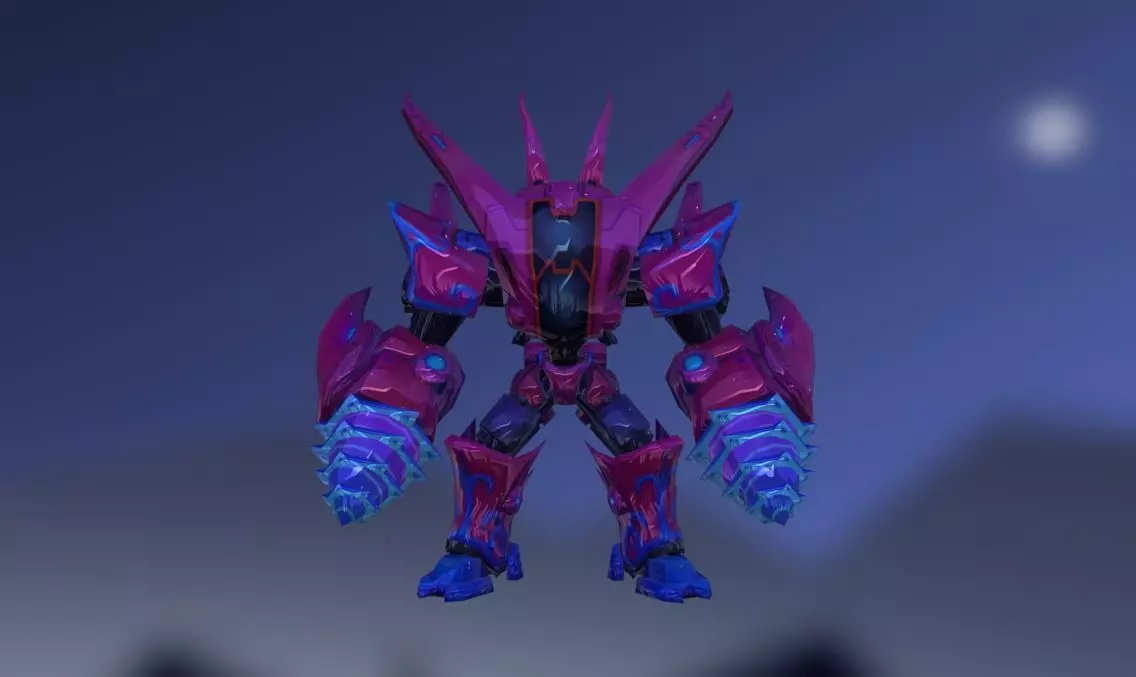 Mecha Pinky Free Model Low Poly Free low-poly 3D model