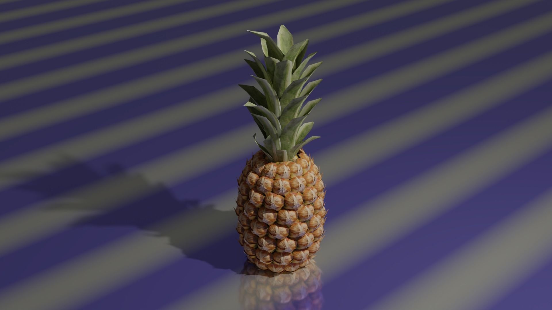 Pineapple 3D model_1