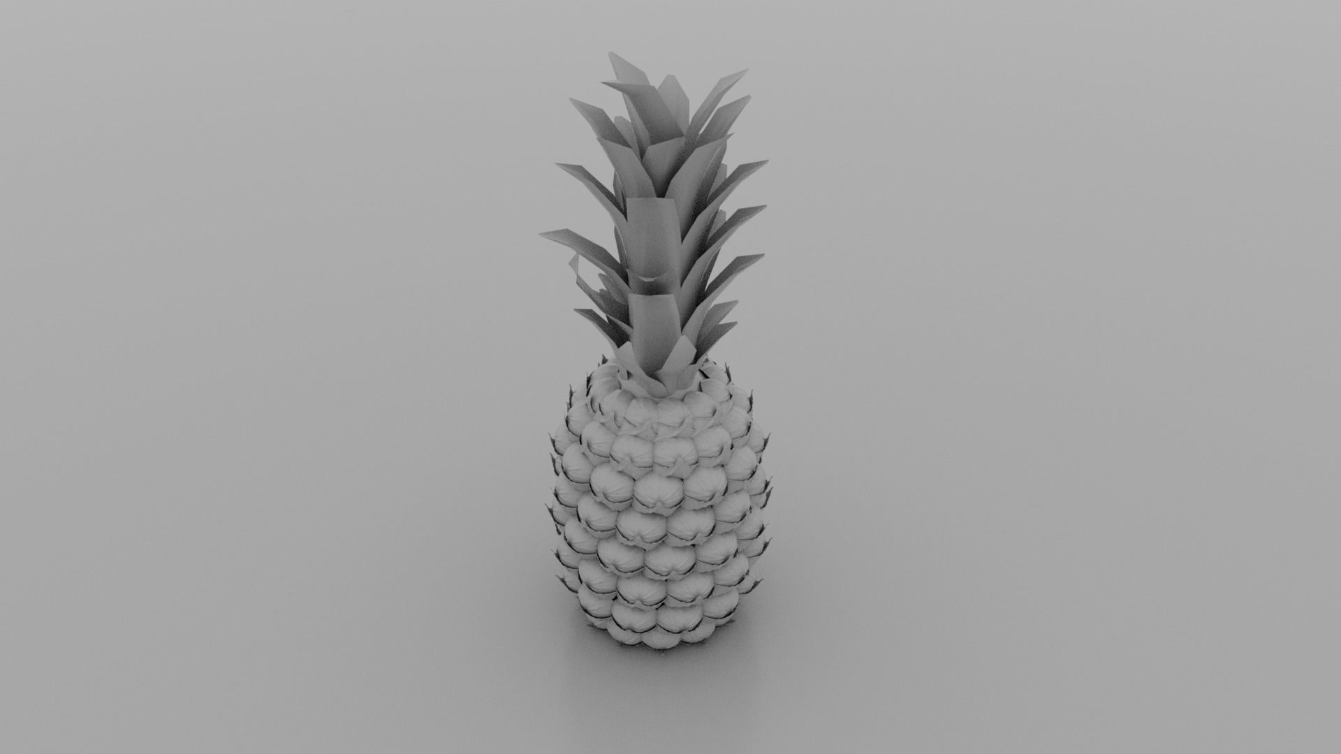 Pineapple 3D model_3