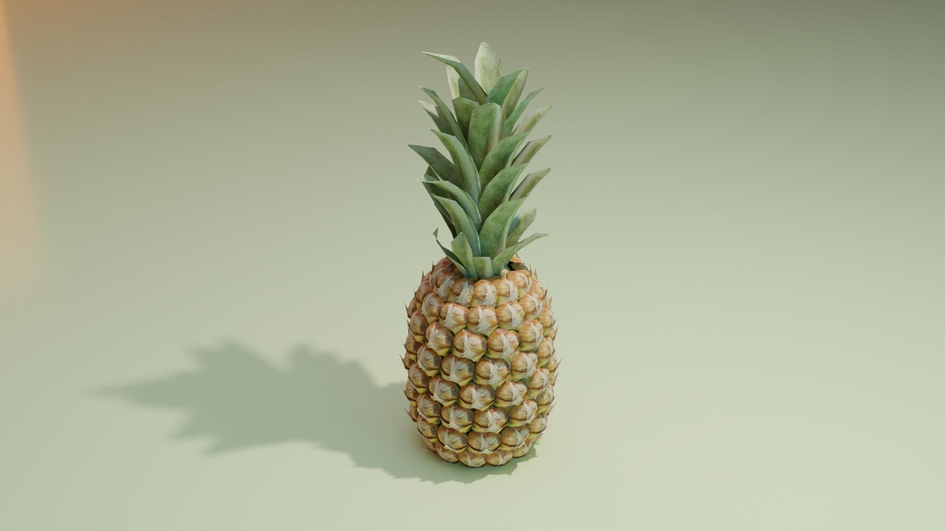 Pineapple 3D model_2