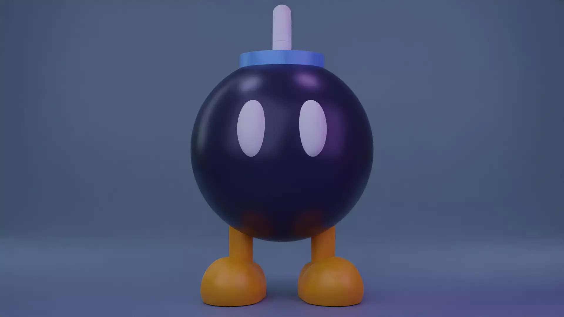 Bob-omb nintendo mario cup 3D model_0