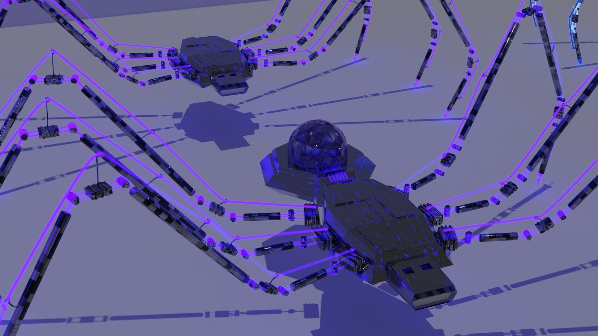 12 usb robot hologram threads and top quality textures Free 3D model_18