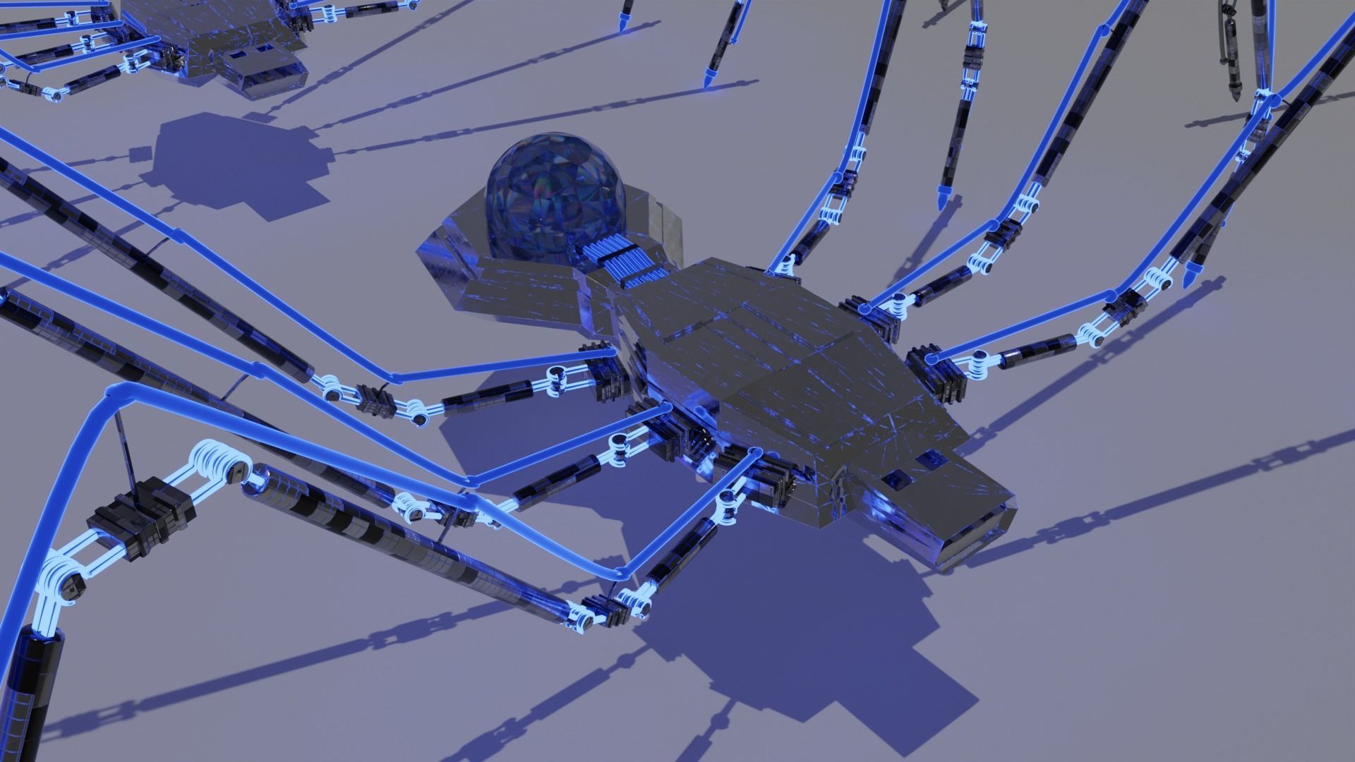 12 usb robot hologram threads and top quality textures Free 3D model_14