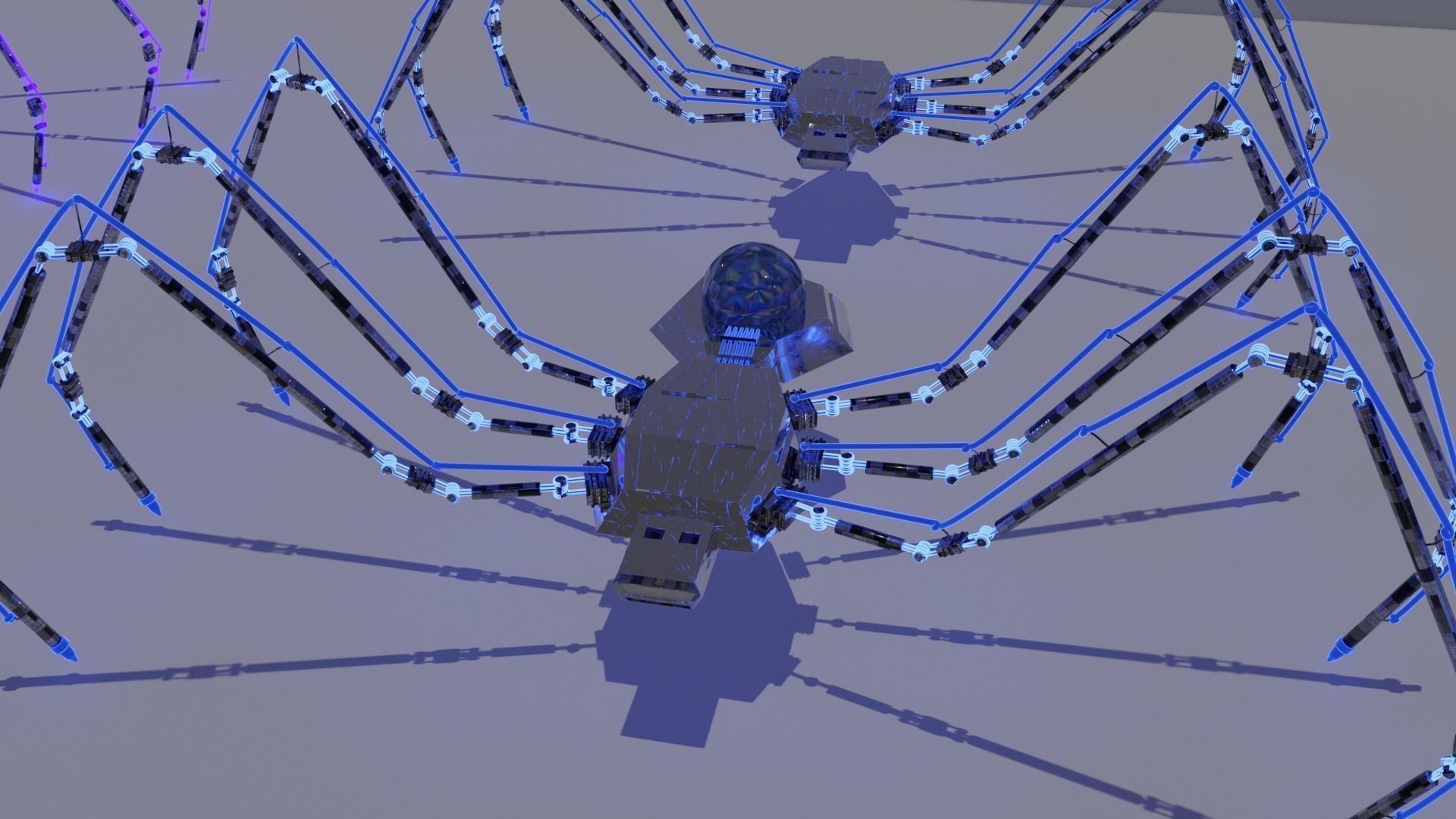 12 usb robot hologram threads and top quality textures Free 3D model_15