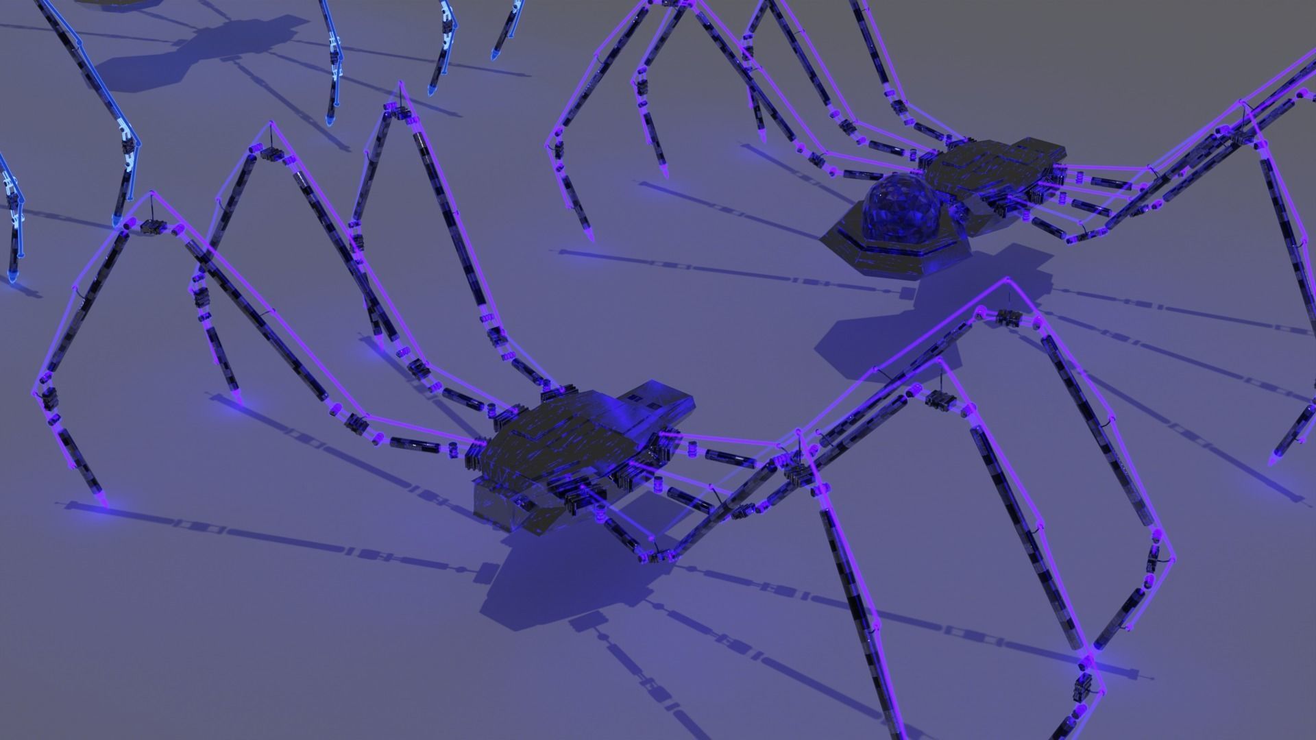 12 usb robot hologram threads and top quality textures Free 3D model_17