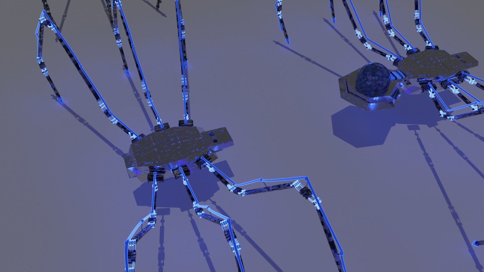 12 usb robot hologram threads and top quality textures Free 3D model_16