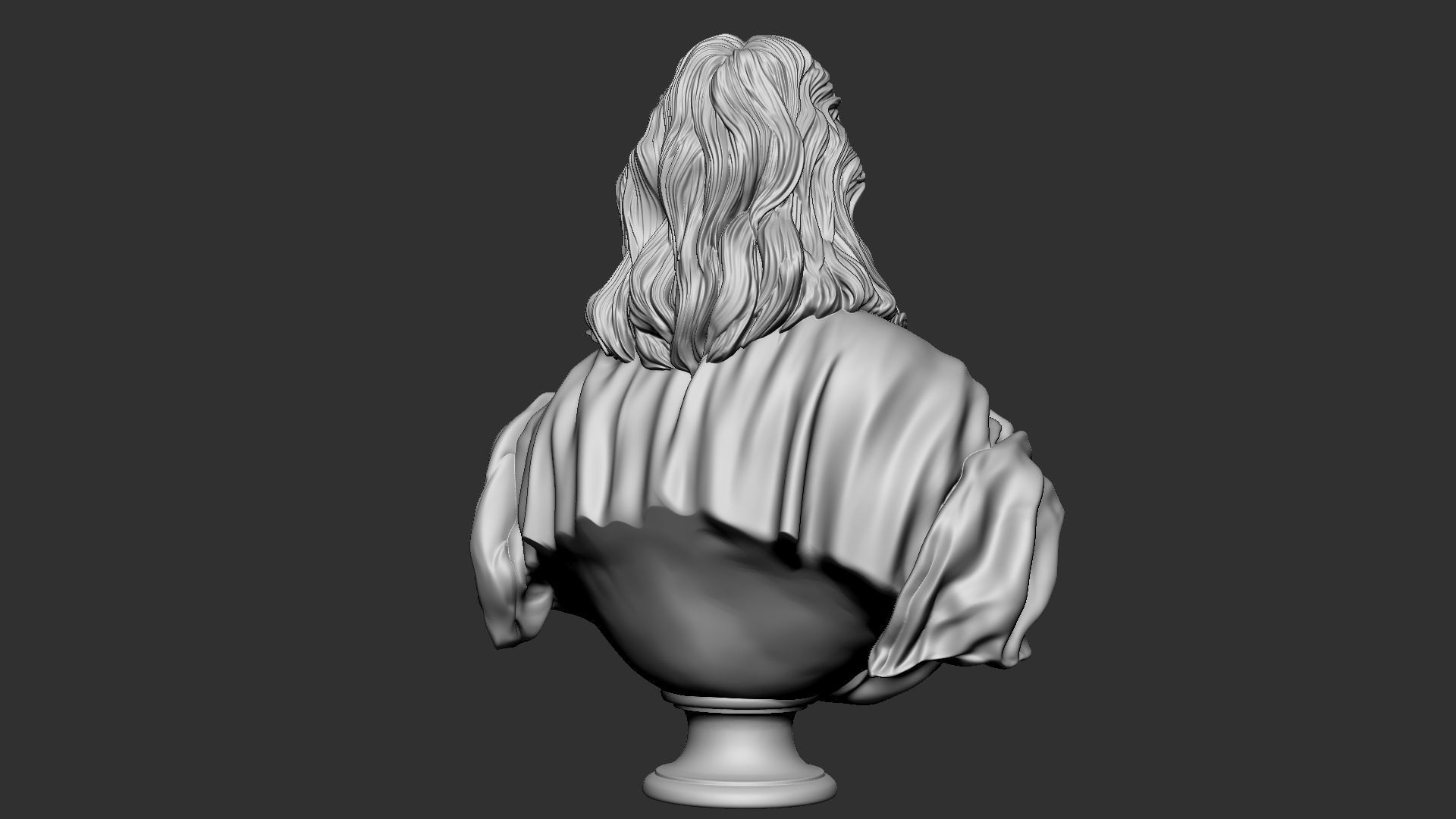 Jesus Bust 02 3D print model_8