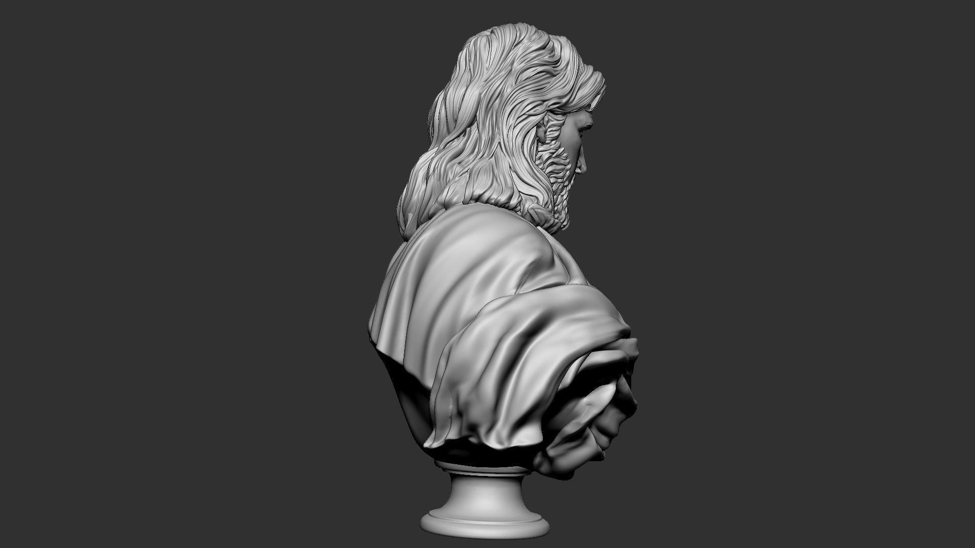 Jesus Bust 02 3D print model_11