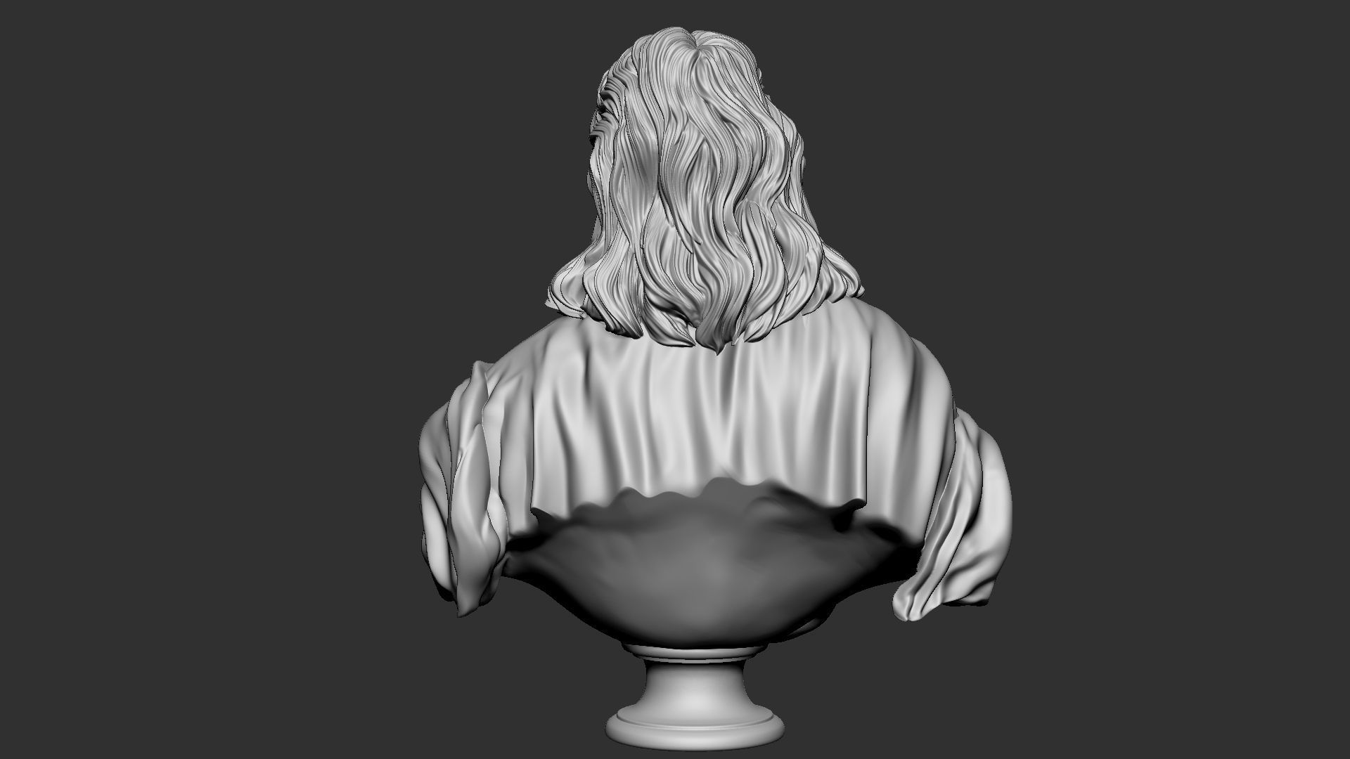 Jesus Bust 02 3D print model_7