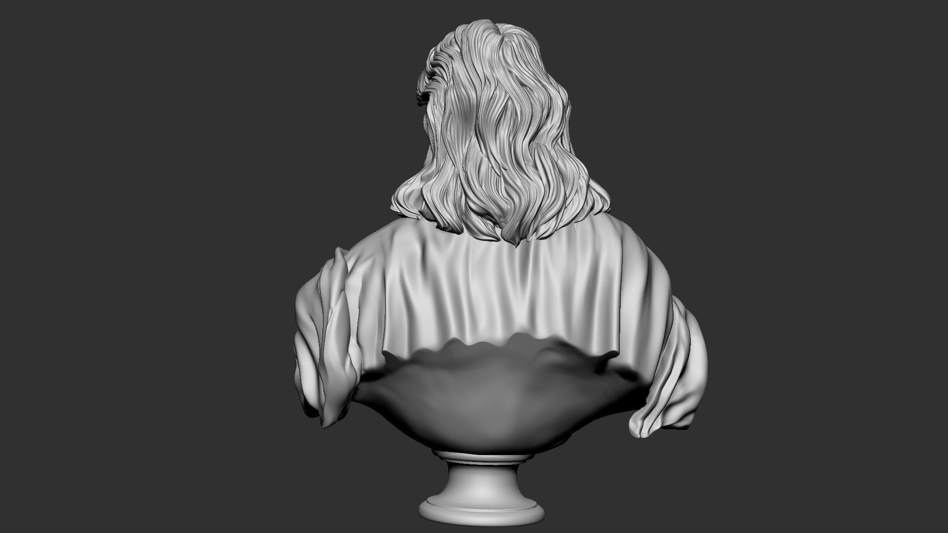 Jesus Bust 02 3D print model_6