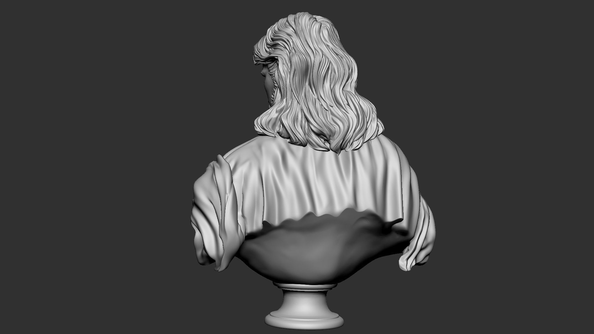 Jesus Bust 02 3D print model_5