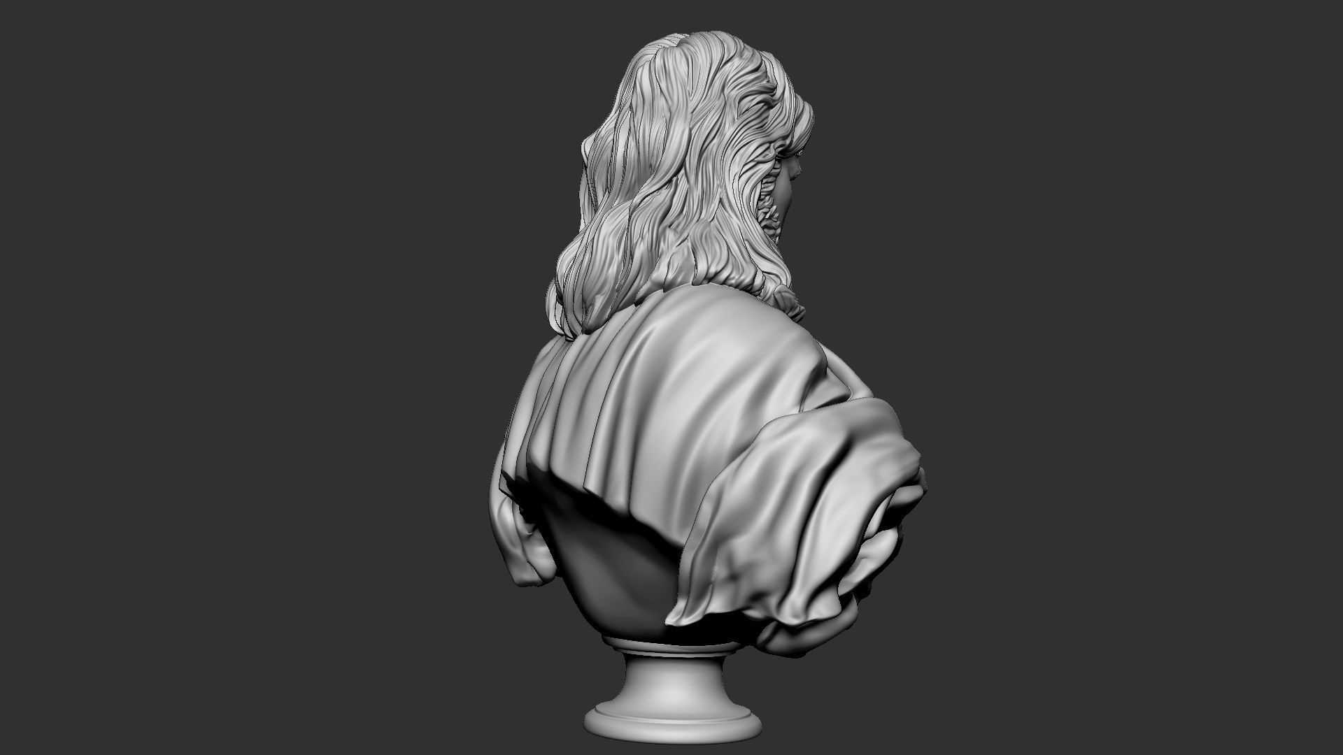 Jesus Bust 02 3D print model_10