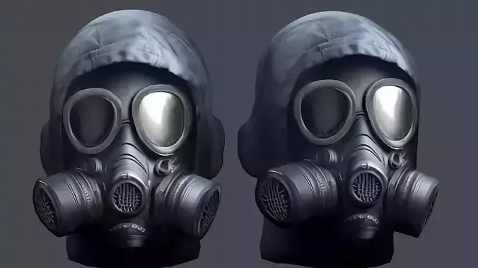 Helmet 3d model military combat Military scifi Low-poly 3D model