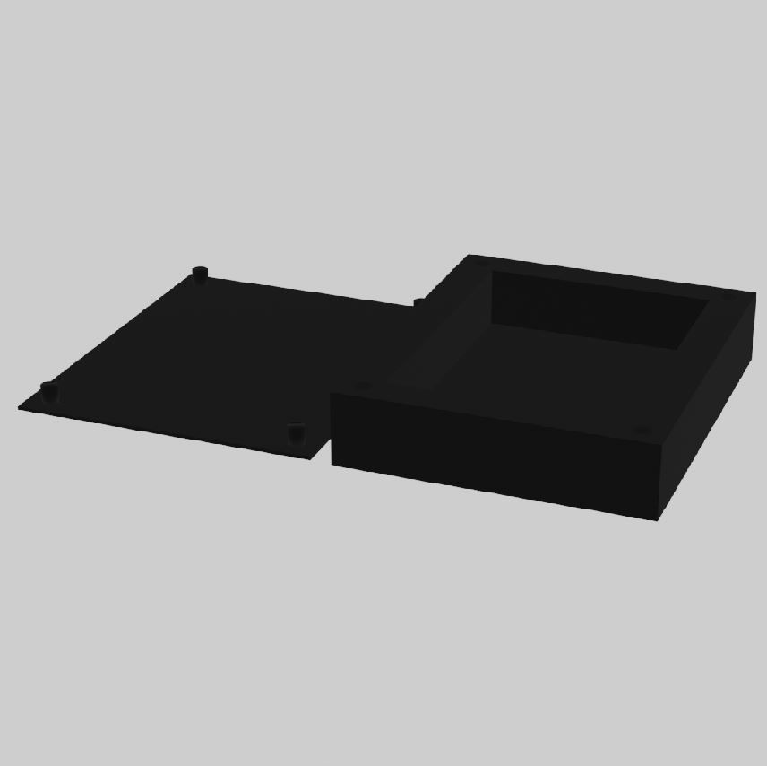 3D Printable Box for Cards 3D print model_2