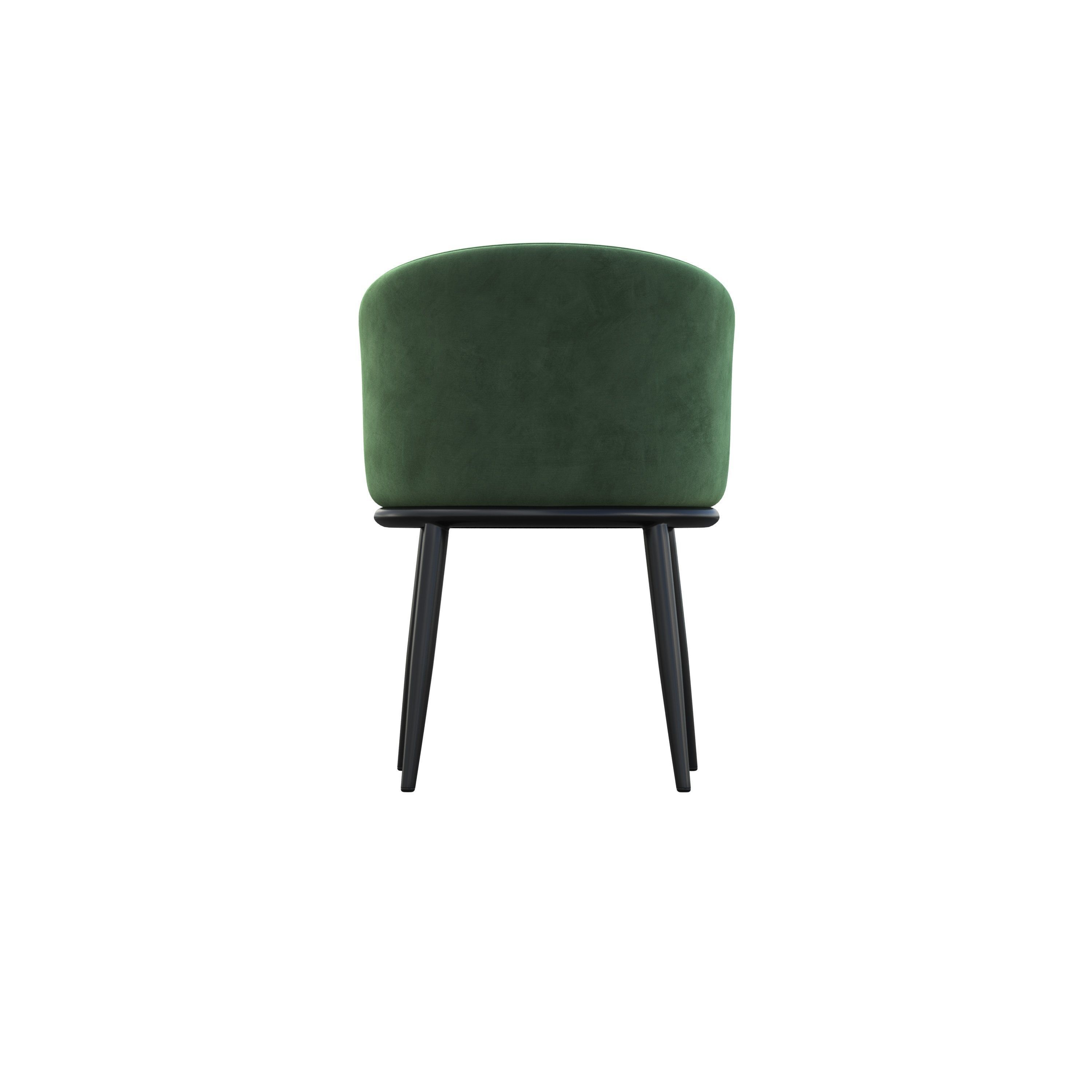 chair dining - velvet 3D model_5