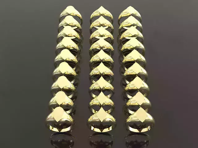 Ladies Modern Signet - multi shapes - Sizes J-R