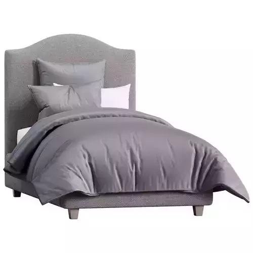 Carter Camelback Bed 3D model