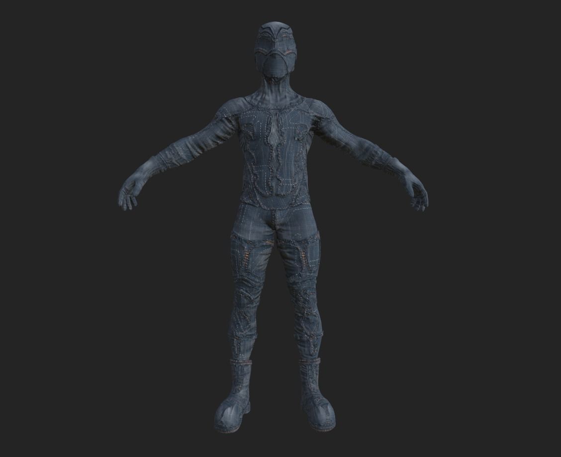 Sci-fi Thief - The Future Thief Low-poly 3D model_38