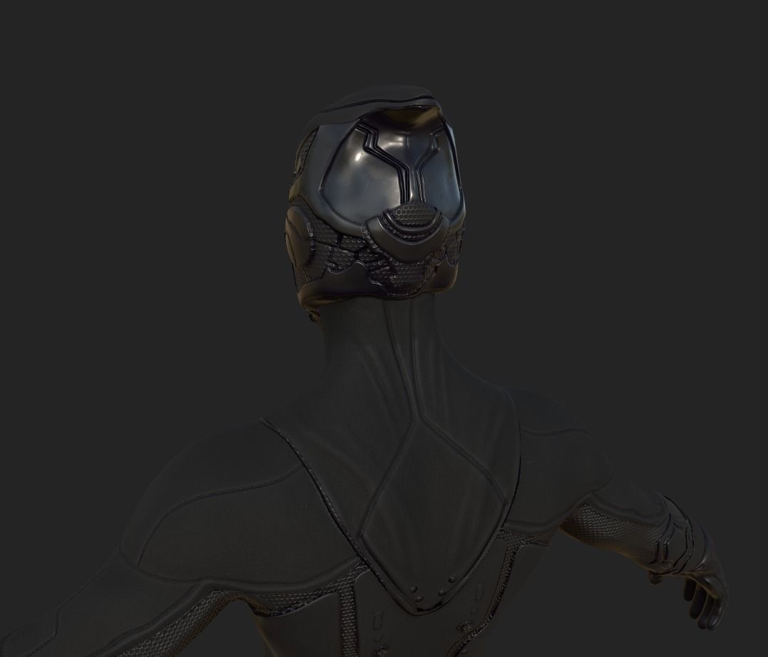 Sci-fi Thief - The Future Thief Low-poly 3D model_49