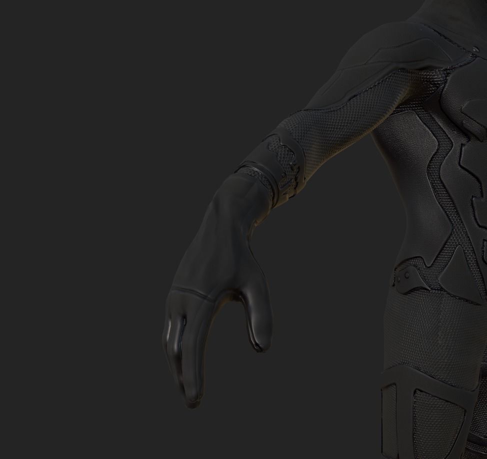 Sci-fi Thief - The Future Thief Low-poly 3D model_12