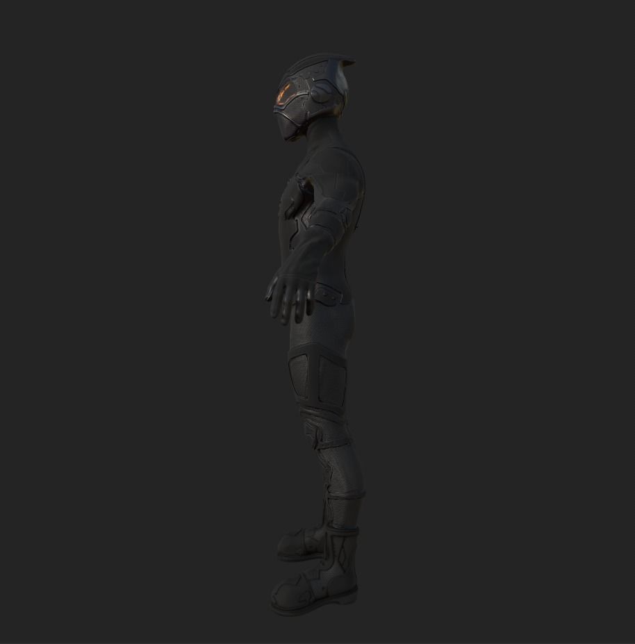 Sci-fi Thief - The Future Thief Low-poly 3D model_48