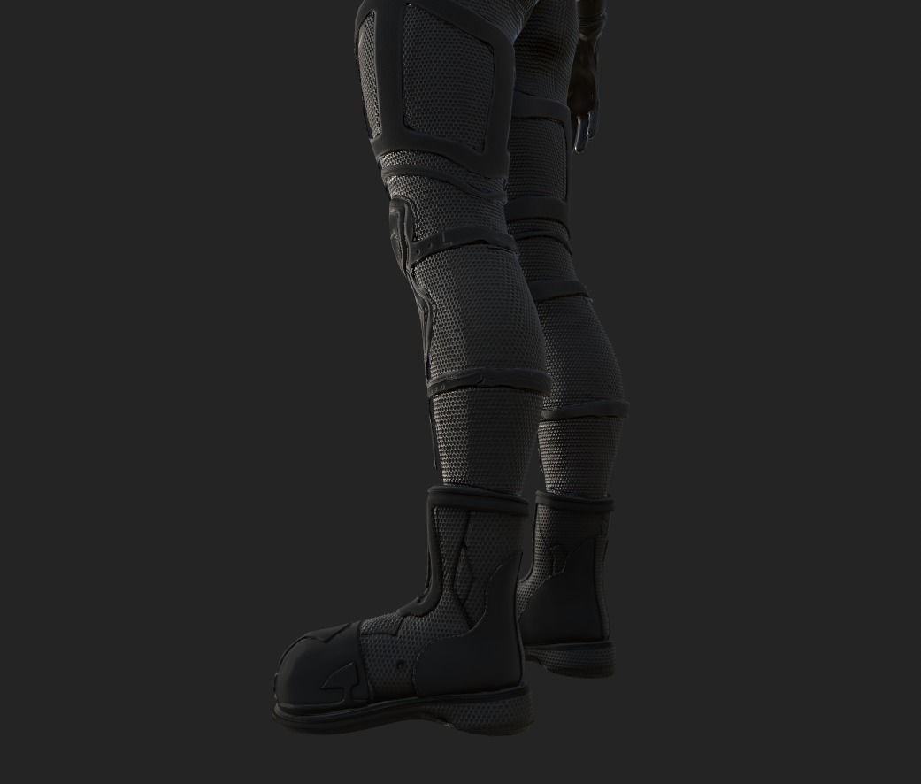 Sci-fi Thief - The Future Thief Low-poly 3D model_47