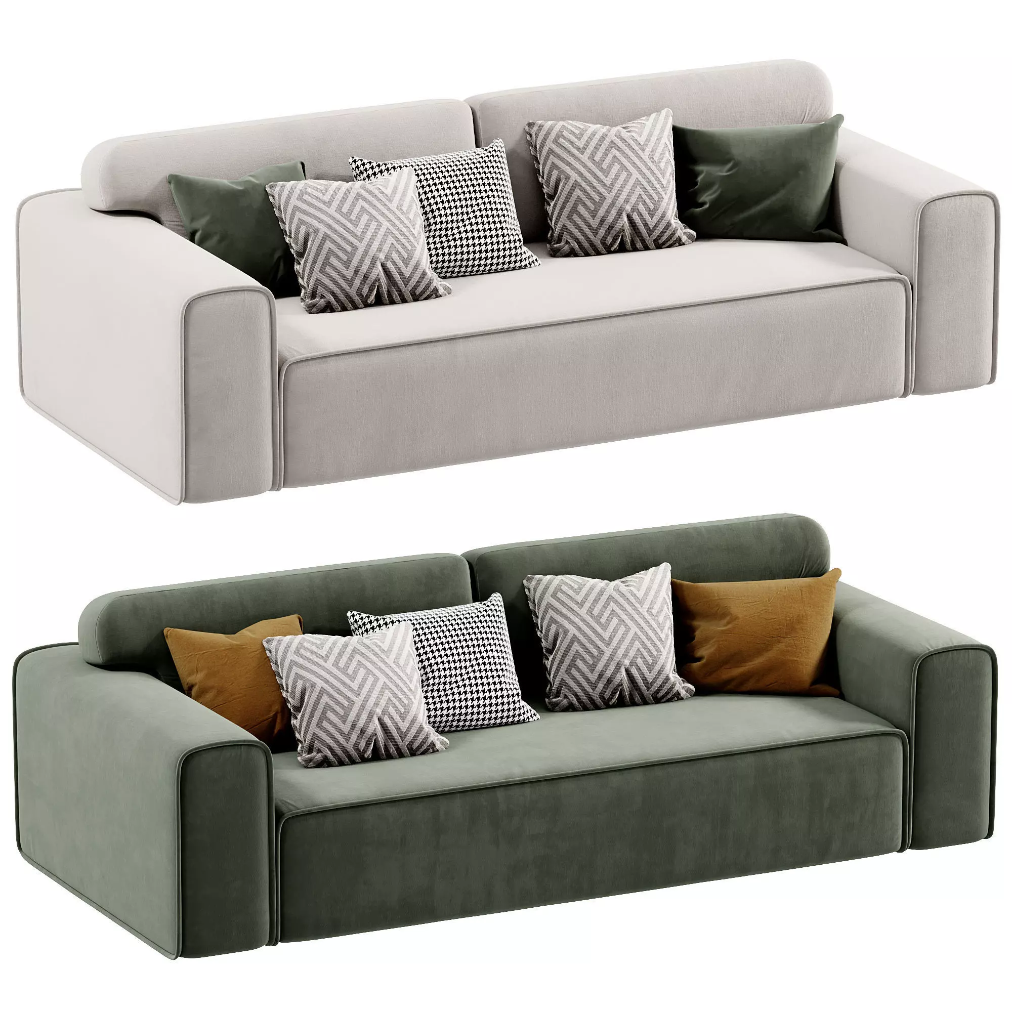 Viena Sofa 3D model_0