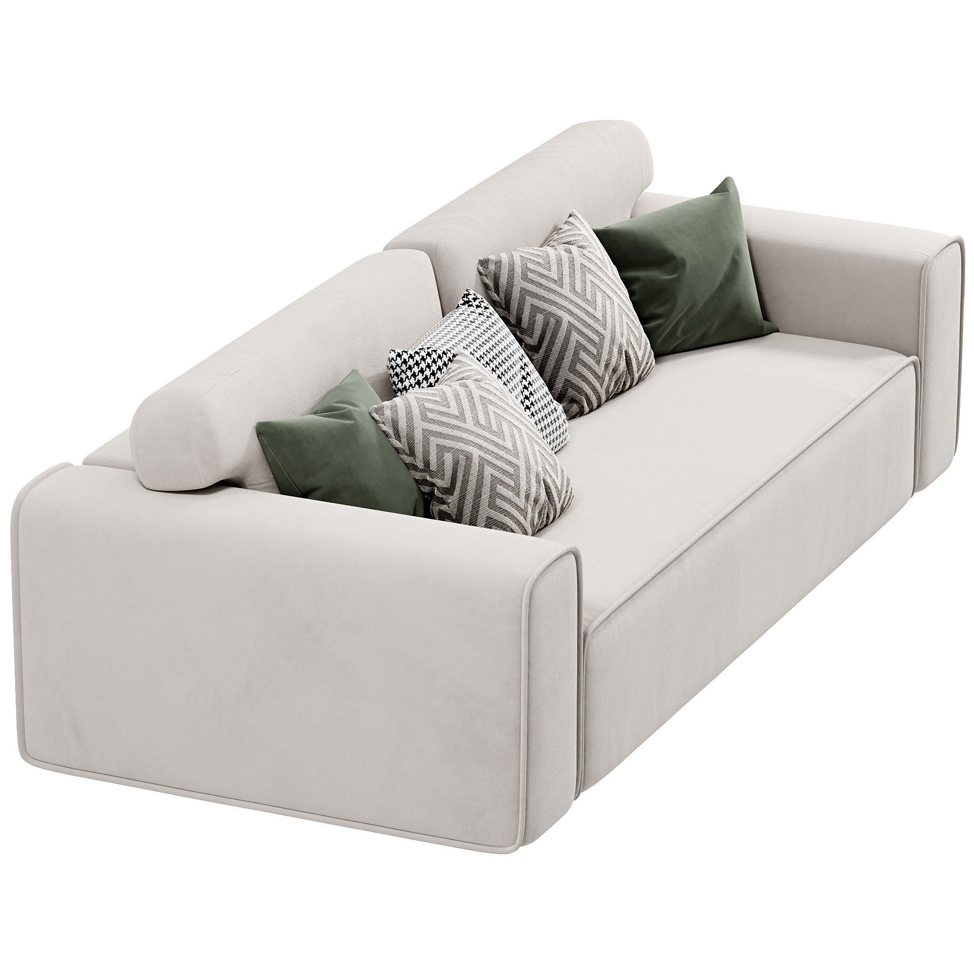 Viena Sofa 3D model_3