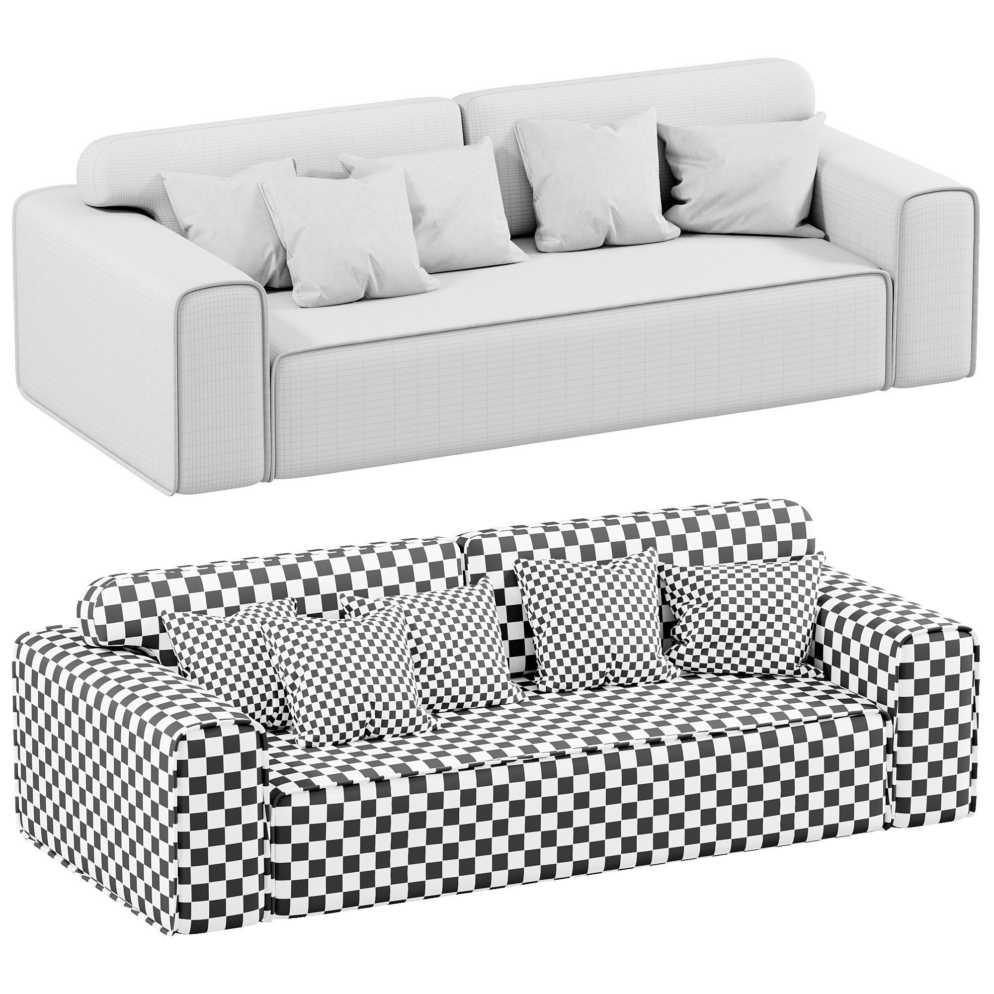 Viena Sofa 3D model_5