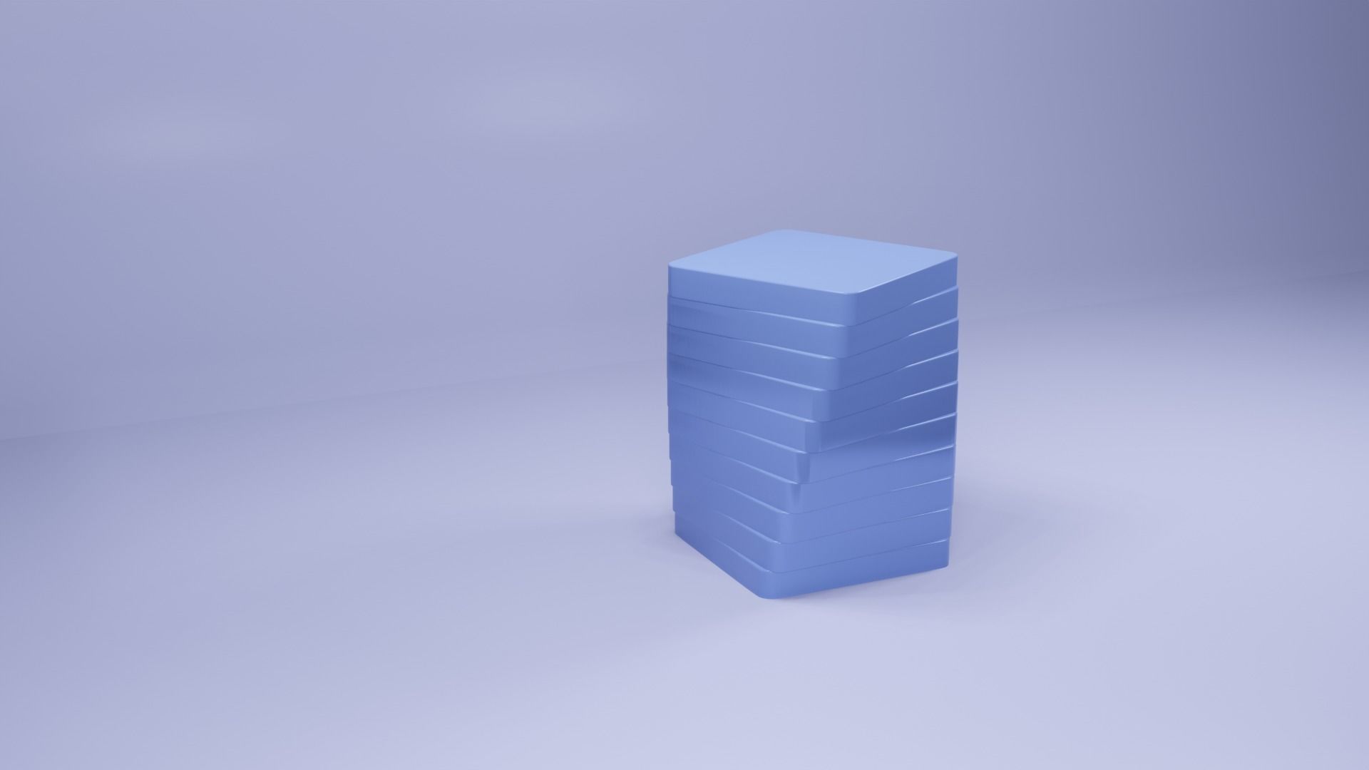 Satisfying Animation of 3D Cube free VR / AR / low-poly 3D model ...