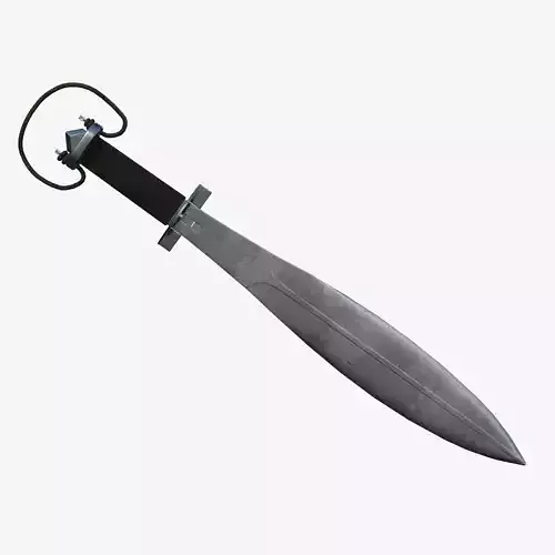 Welsh Knife 1916 Low-poly 3D model