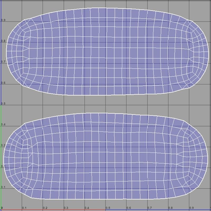 Chocolate Eclair Low-poly 3D model_7