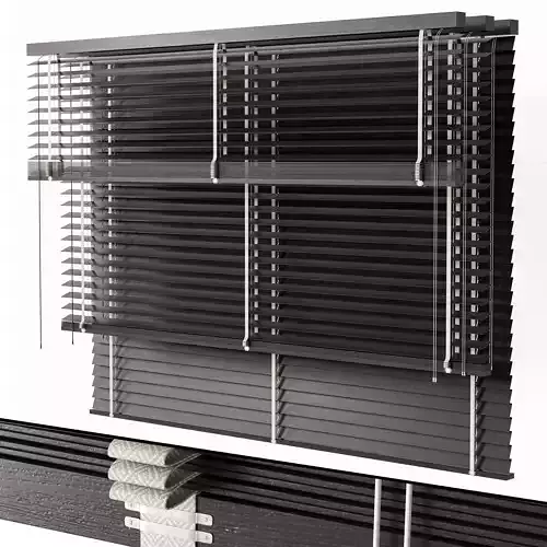 Wooden blinds Set 02