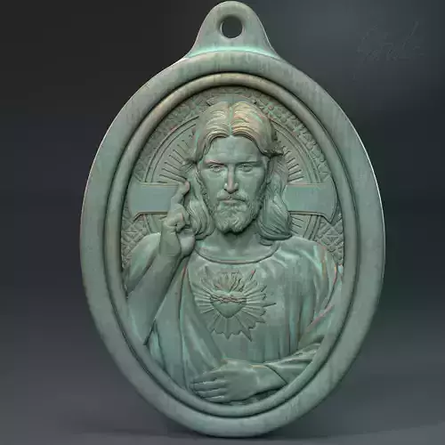 Jesus Medallion 01