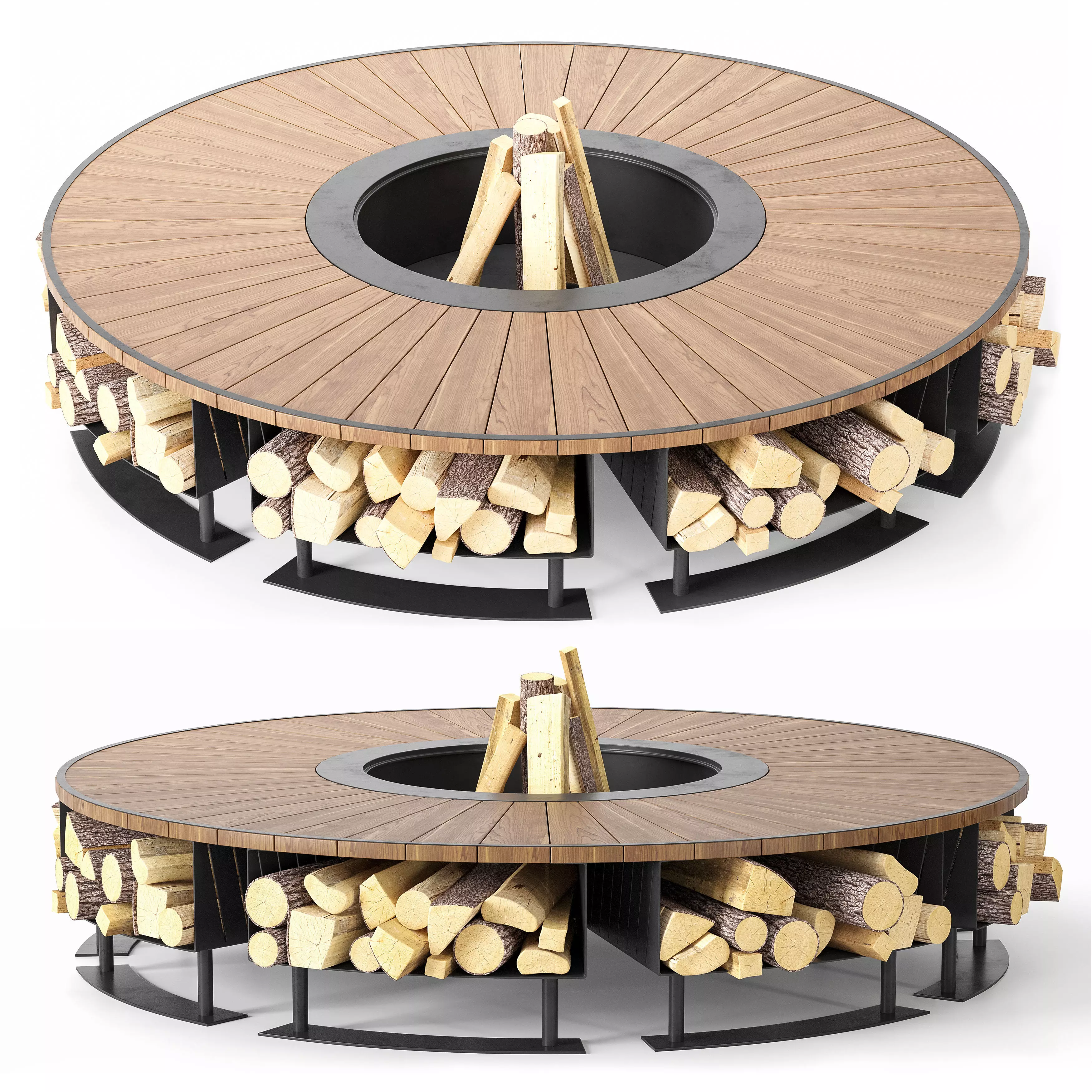 Fire Pit 03 3D model