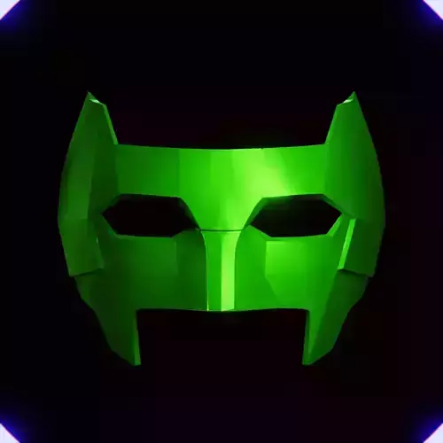 GREEN LANTERN SIMPLE HAL JORDAN MASK 3D print model